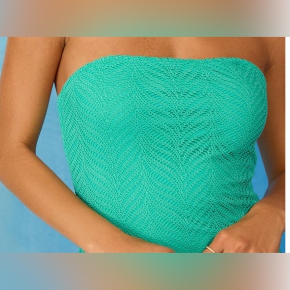 Altar'd State Malibu Sun Green One Piece Swimsuit - Picture 2 of 11